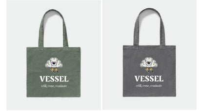 Cotton Vessel Branded Tote Bag