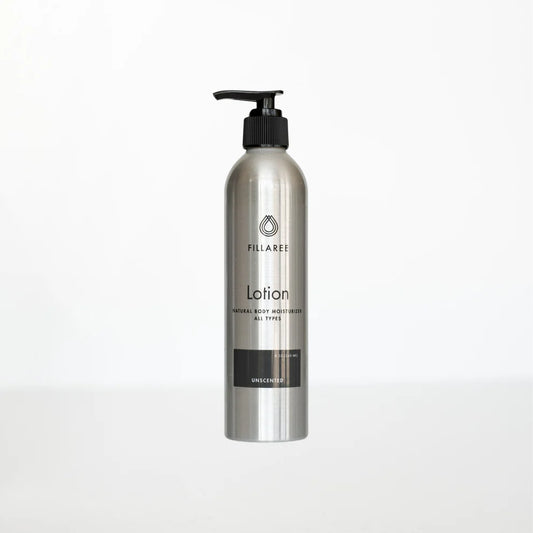 Prefilled Bottle, Vegan Lotion, Unscented | Fillaree