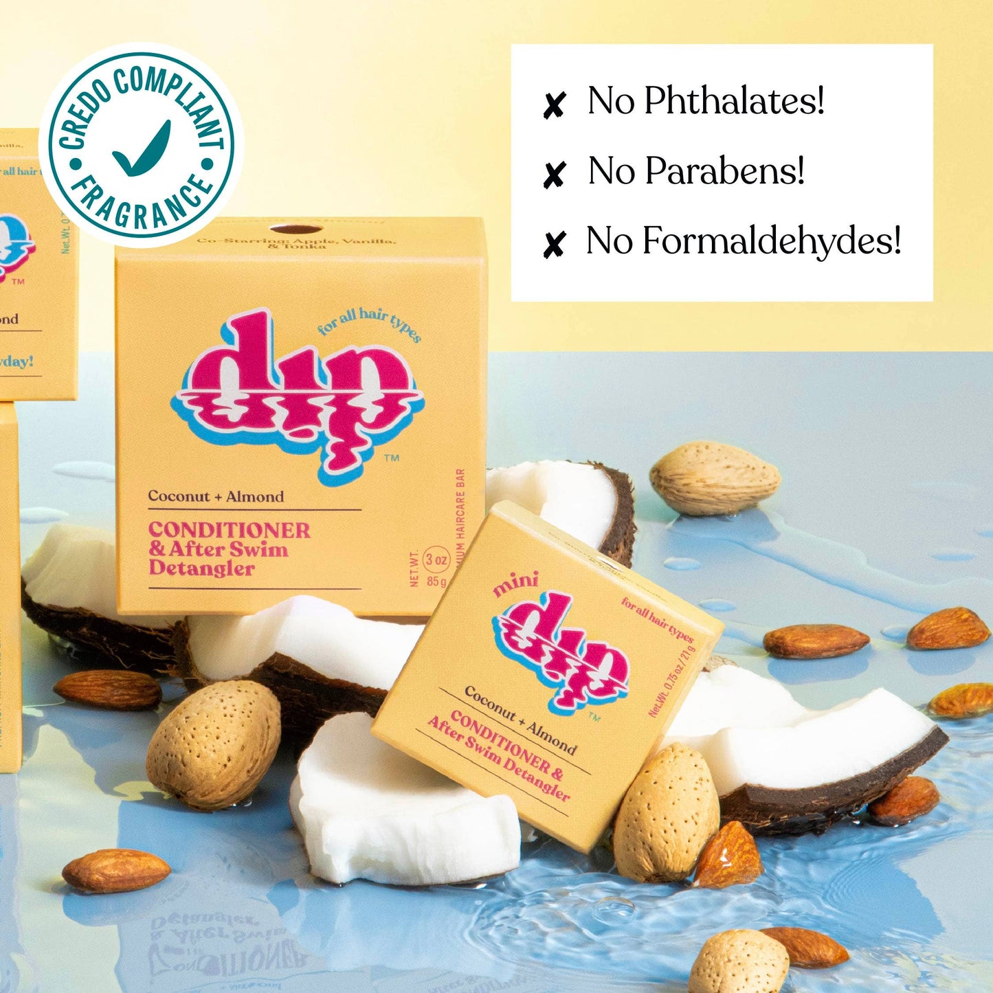 Conditioner Bar & After Swim Detangler - Coconut & Almond