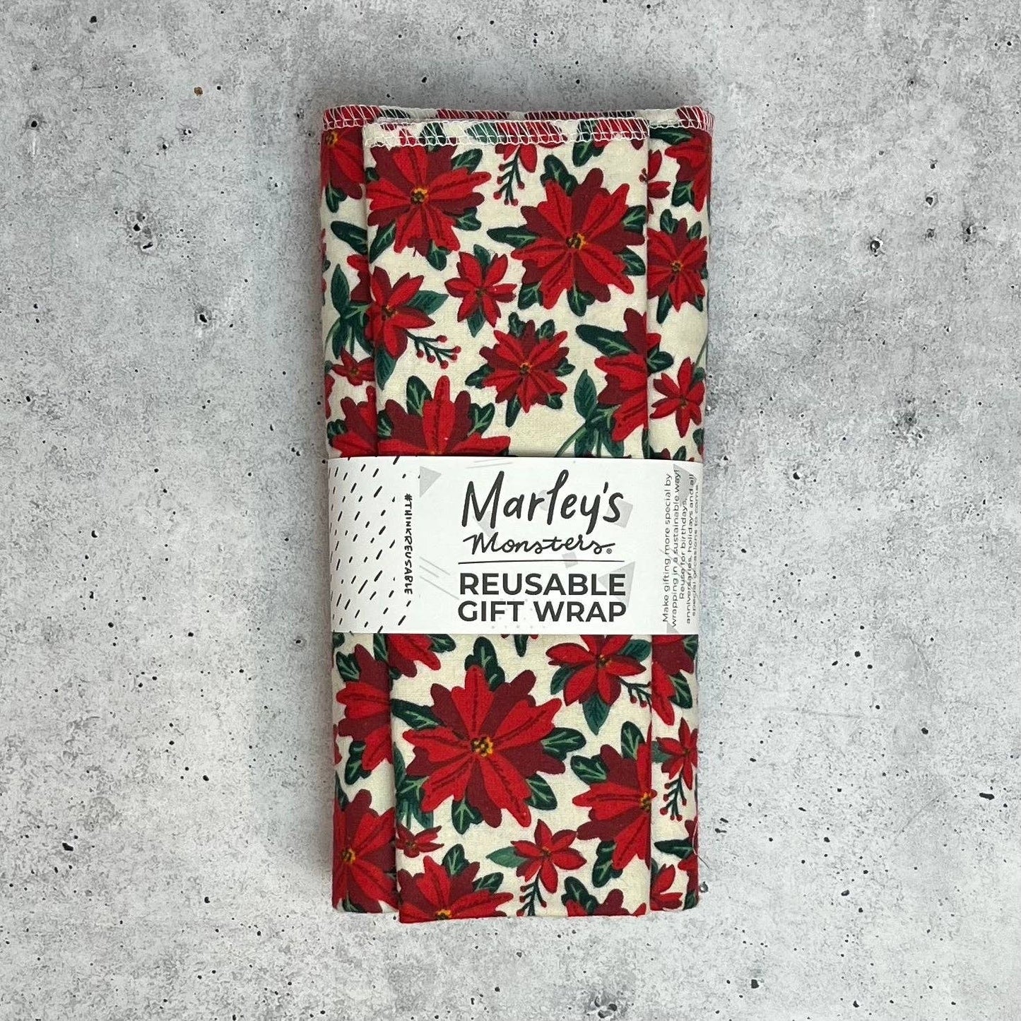 Holiday Reusable Gift Wrap | Marley's Monsters 3 pc Set