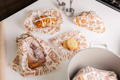 Bakery Lane - Assorted 3 Pack - Seasonal Print | Bee's Wrap
