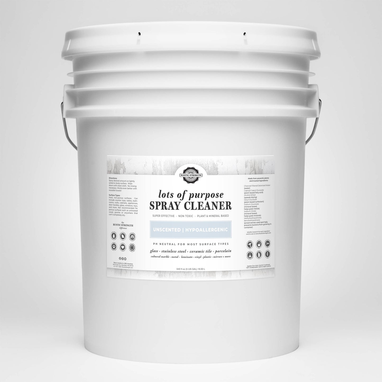 Rustic Strength: Multi-Purpose Spray Cleaner | Lemon Lime Orange Grapefruit