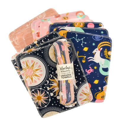 UNpaper® Towels: Prints, 12 count with craft tube, Marley's Monsters