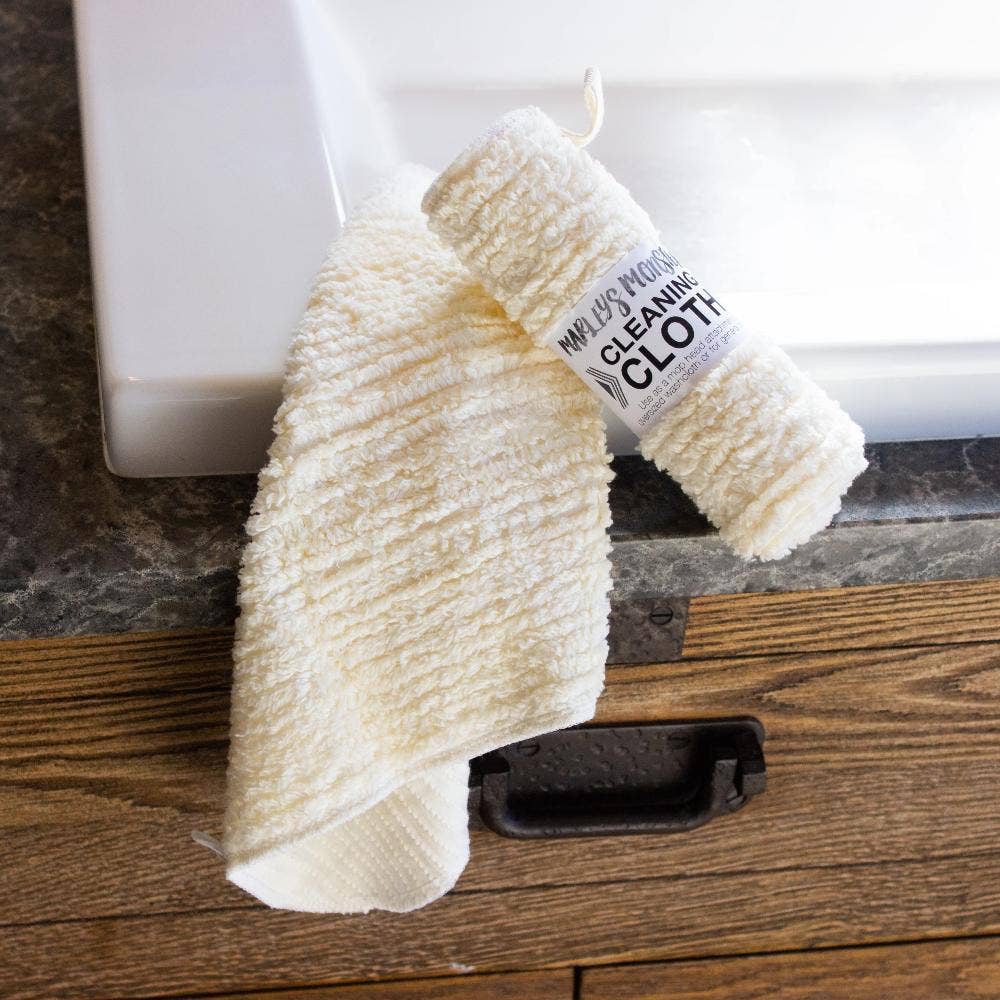 Cleaning Cloth: Black Cotton Chenille - Marley's Monsters