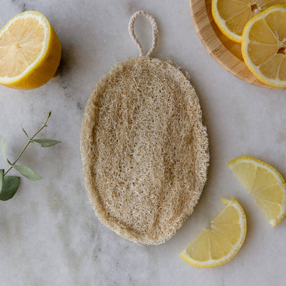 Double Layer Large Natural Loofah Sponge | Earth Ahead