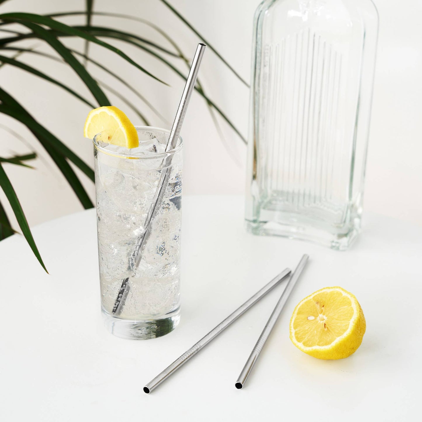 Reusable 8.5 inch Stainless Steel Straws | True