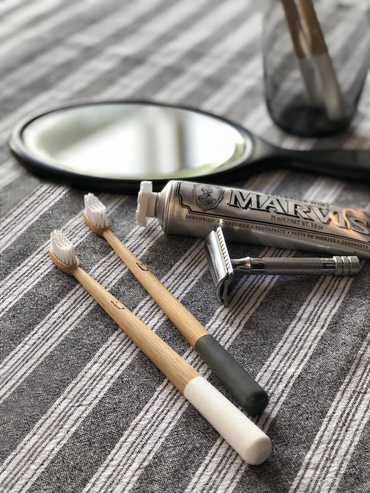 Storm Grey Soft Castor Oil Bristles