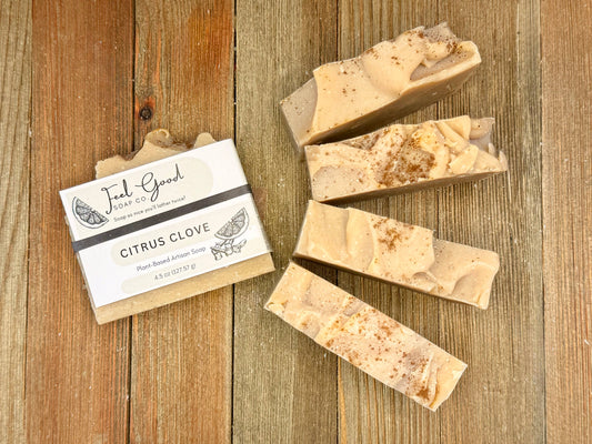 Citrus Clove Organic Coconut Milk & Shea Butter Soap | Feel Good Market