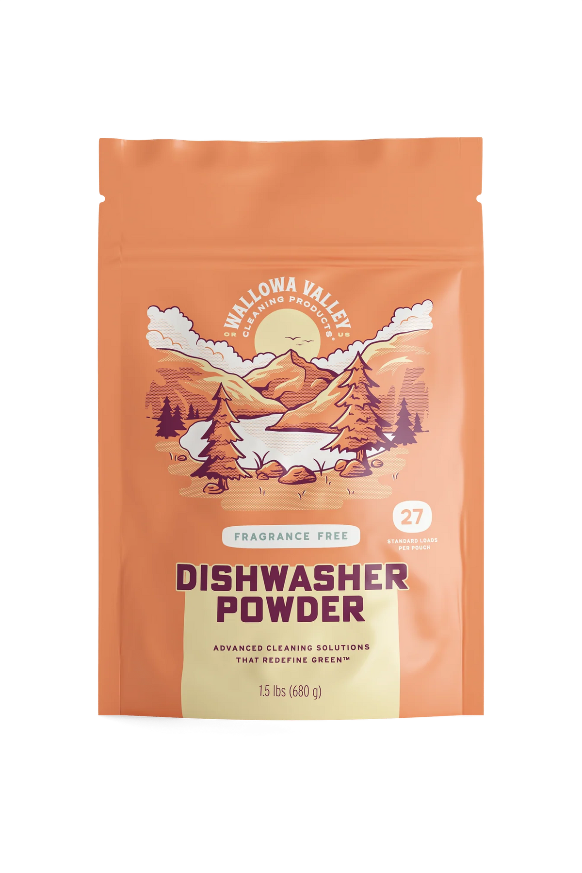 Prefilled Jar: Bulk Dishwasher Powder (16 oz)| Wallowa Valley