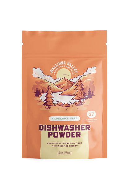 Prefilled Jar: Bulk Dishwasher Powder (16 oz)| Wallowa Valley