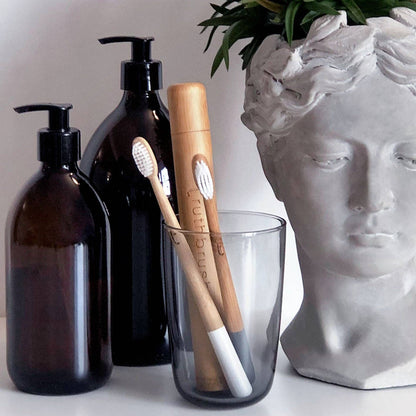 Storm Grey Soft Castor Oil Bristles