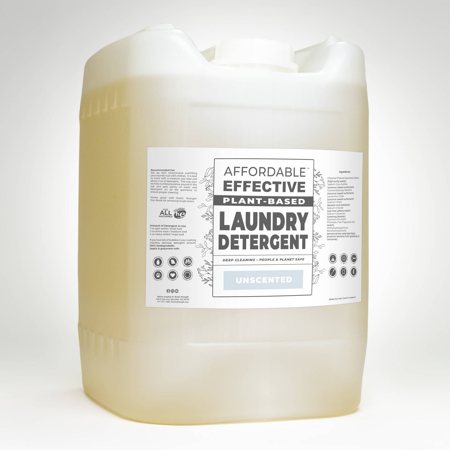 Liquid Laundry Detergent | Jasmine Orange Eucalyptus