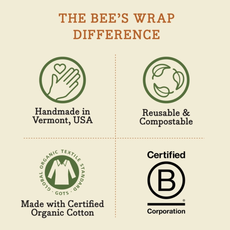 Bee's Wrap: Cut-to-Size Roll, Mushroom Magic, Limited Edition Print