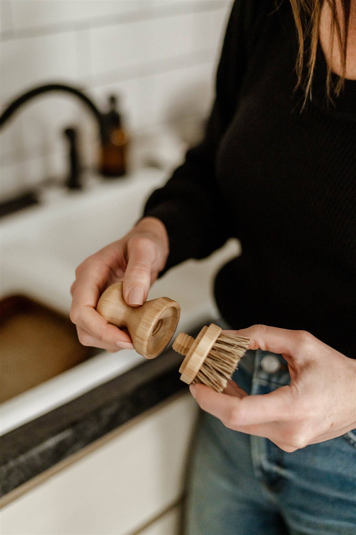 Modular Pot Scrubbing Brush | Home Cleaning Supplies (hard)