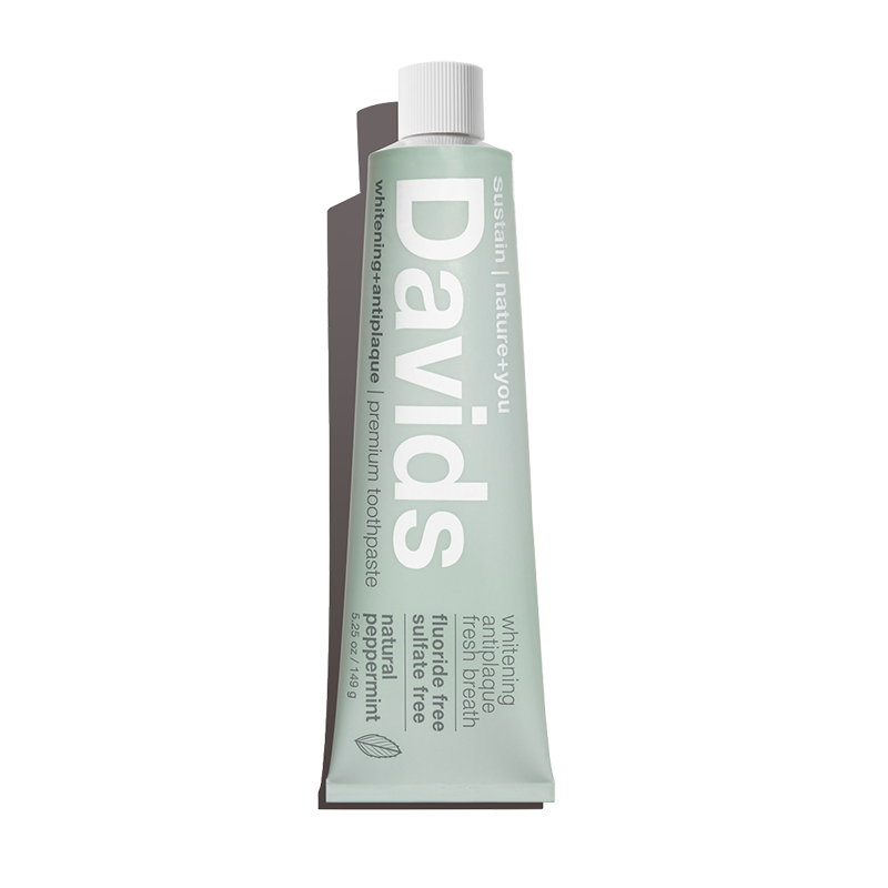 Davids premium toothpaste  /  peppermint (No NHA)