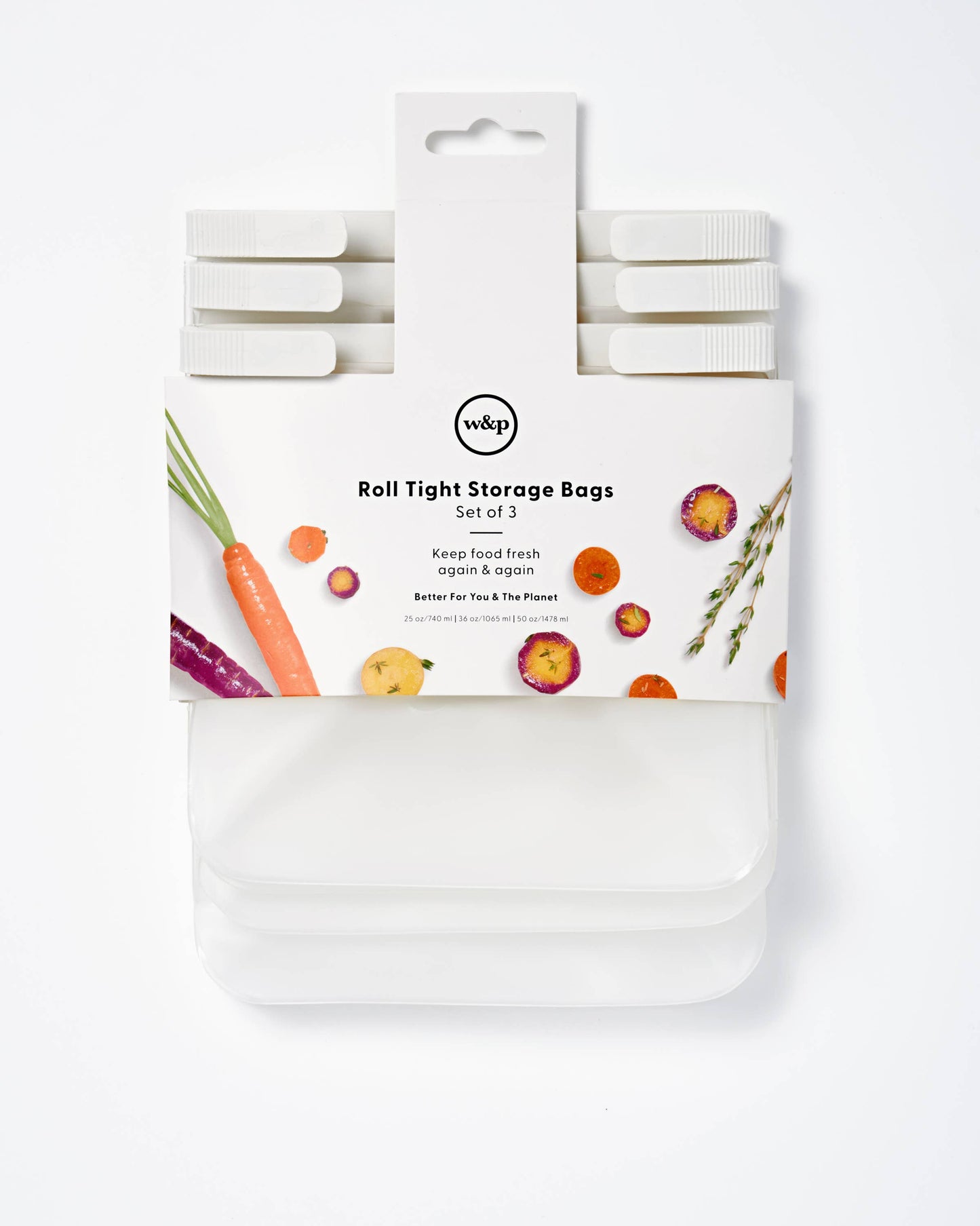 Roll Tight Freezer Storage Bags