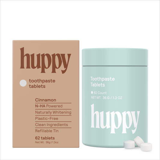 Huppy Fluoride-Free Toothpaste Tablets | Cinnamon