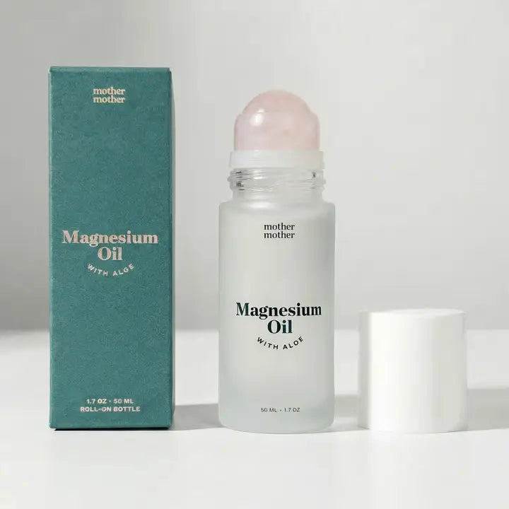 Magnesium Oil + Aloe, Rose Quartz Roller | Mother Mother Goods