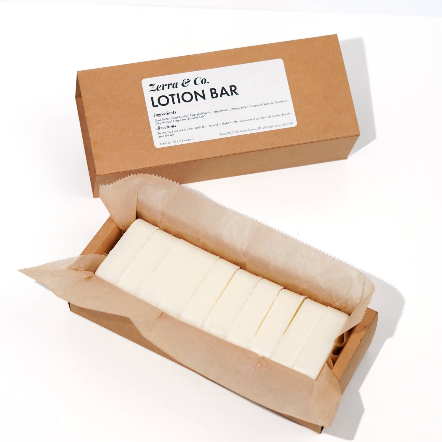 Bulk Lotion Bar (Sandalwood & Jasmine) – Zerra & Co.