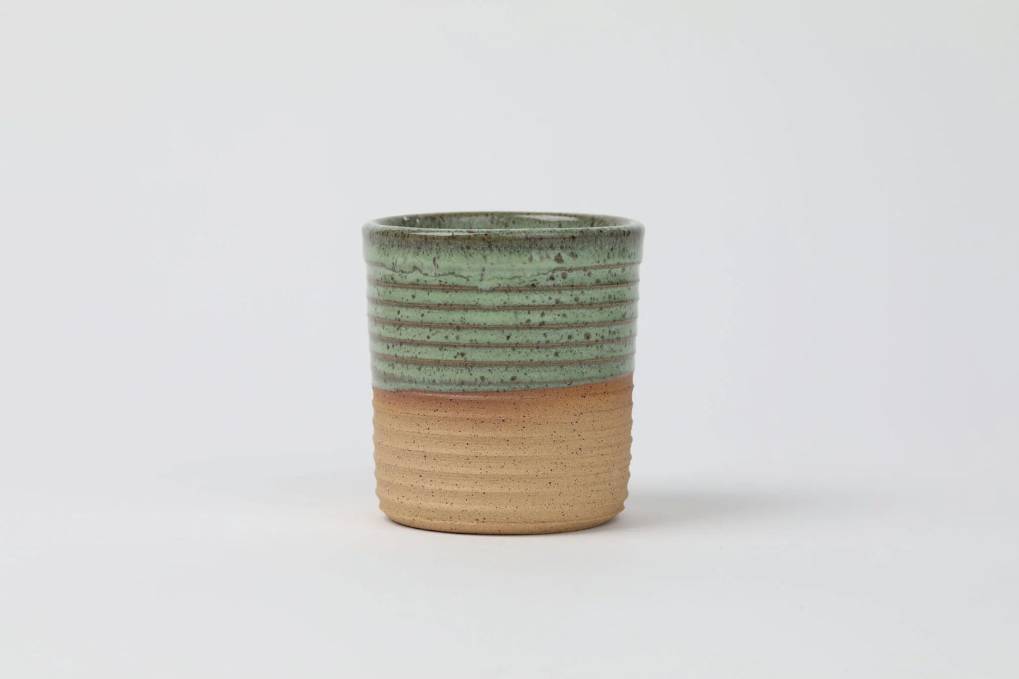 Handmade Ceramic Vessel, Teal | ReCandle Co.