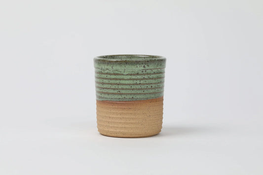 Handmade Ceramic Vessel, Teal | ReCandle Co.